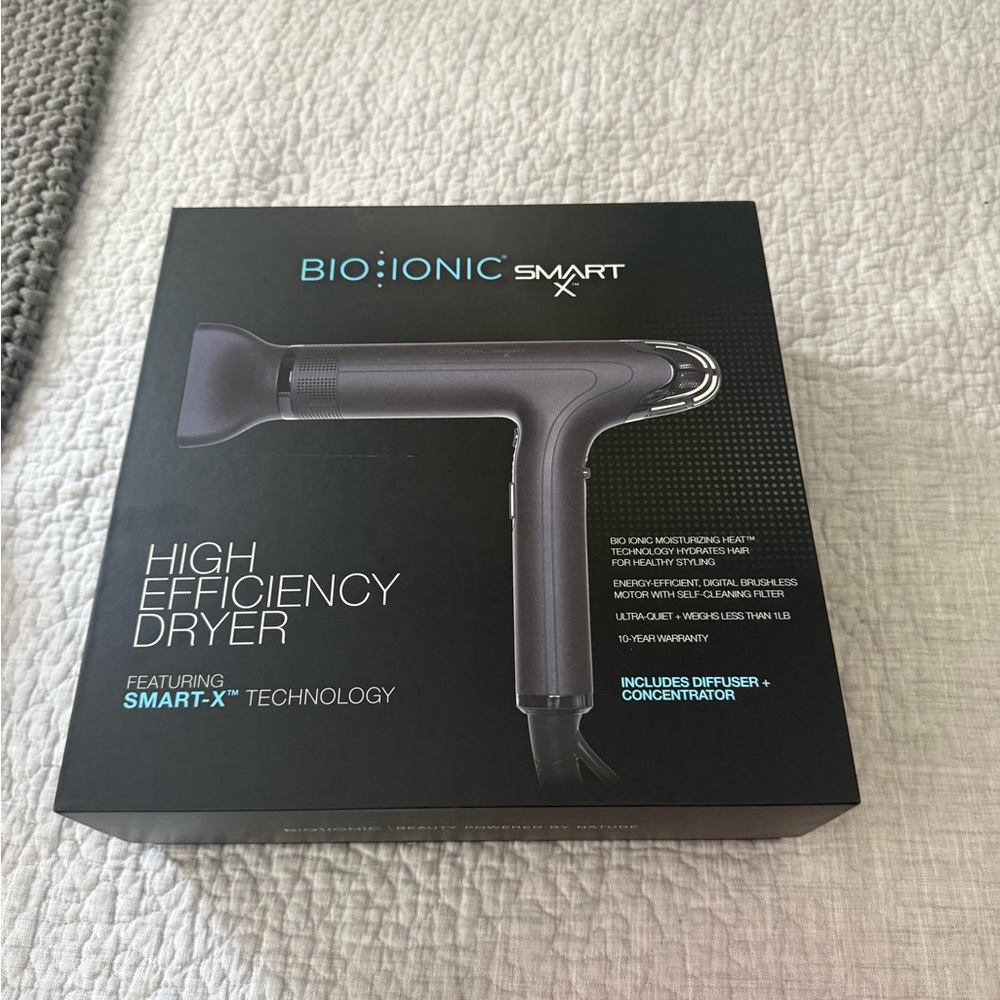 Bio Ionic Smart-X High Efficiency Hair Dryer - Black